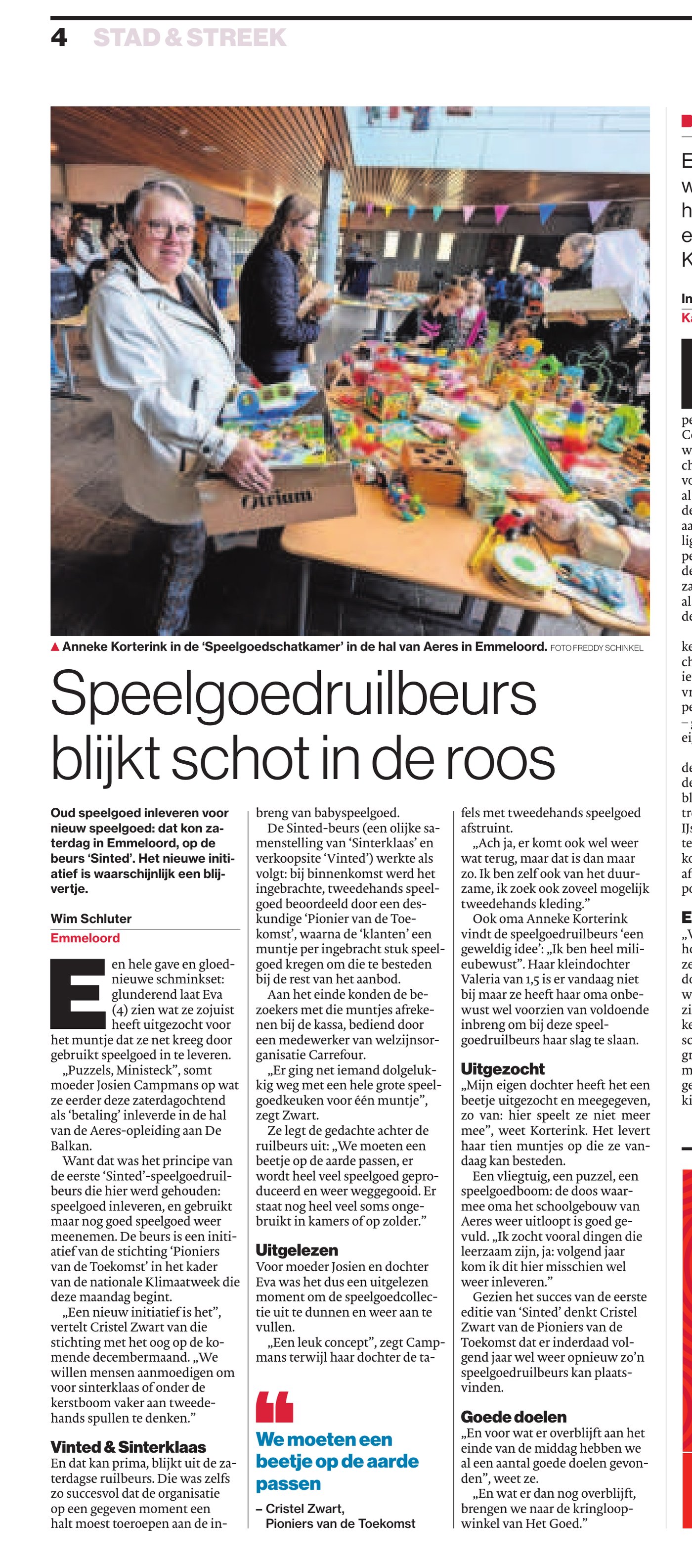 Speelgoedruilbeurs blijkt schot in de roos