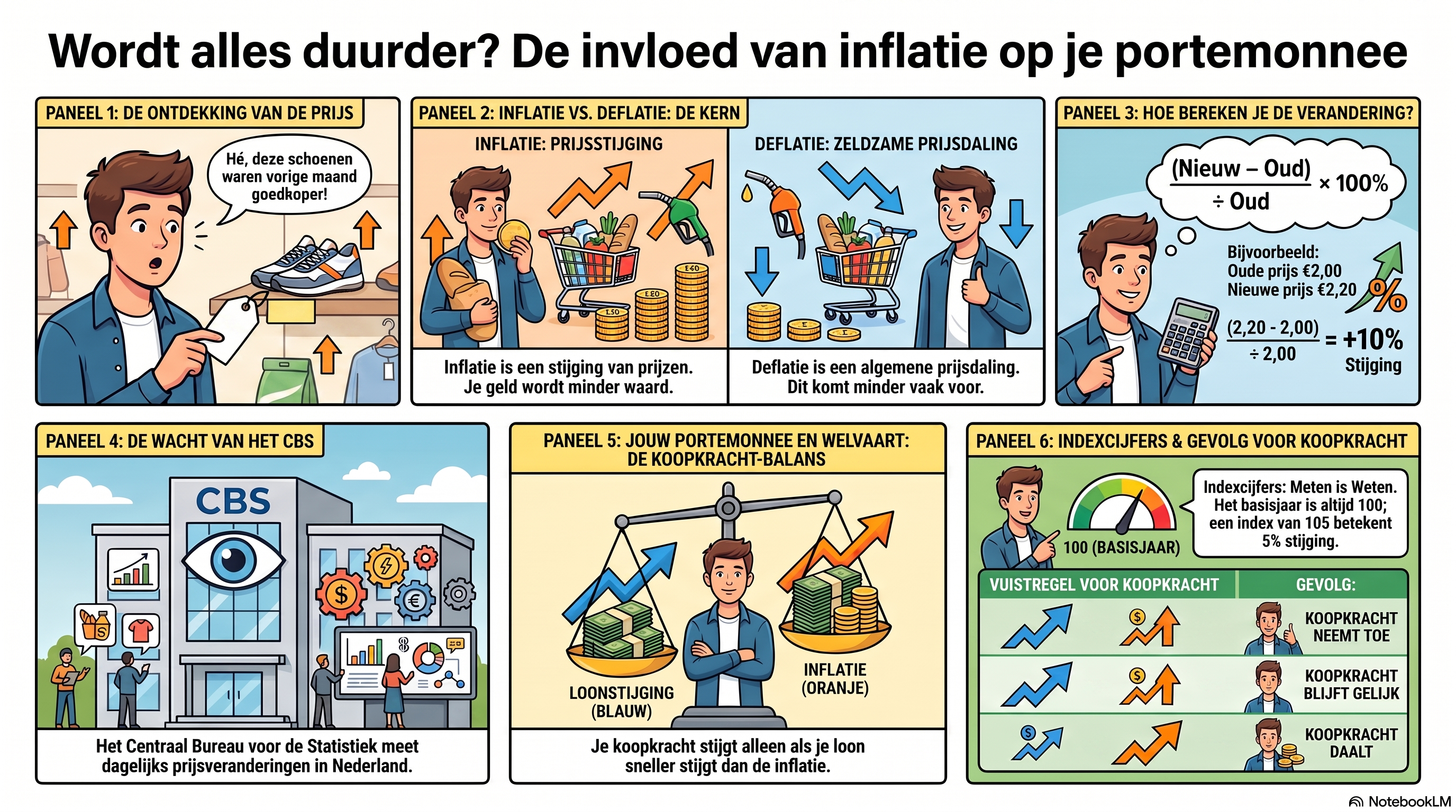 Infographic: Wordt alles duurder? De invloed van inflatie op je portemonnee