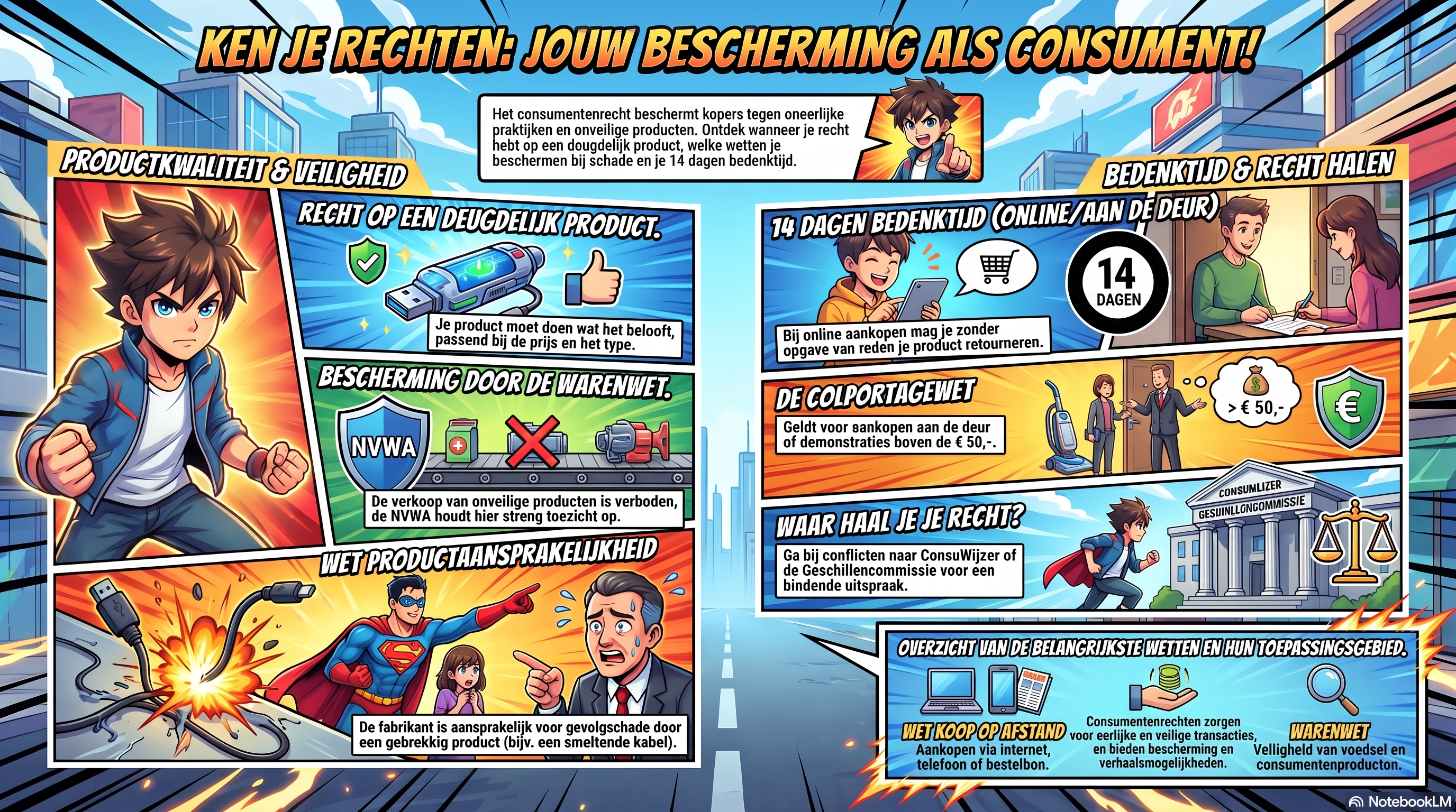 Infographic: Ken je rechten, jouw bescherming als consument