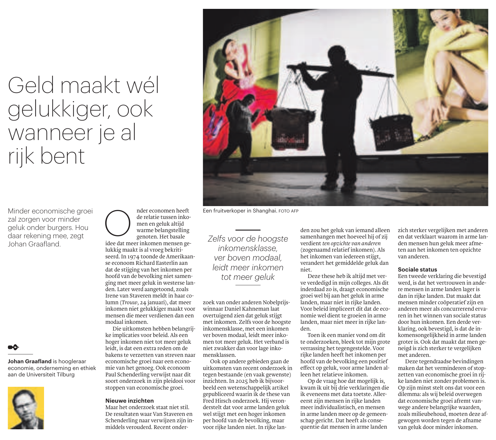 Geld maakt wél gelukkiger, ook wanneer je al rijk bent