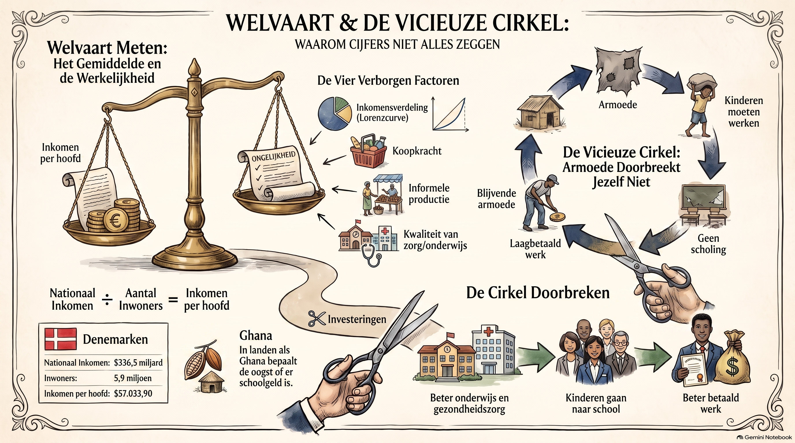 Infographic: Welvaart en de vicieuze cirkel, waarom cijfers niet alles zeggen
